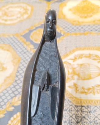 Arte Africana  di ebano statua religiosa della Mad