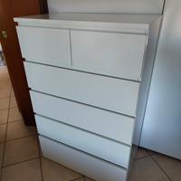 Ikea Malm cassettiera e comodino