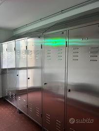 Armadietto acciaio inox