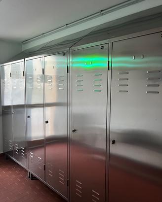 Armadietto acciaio inox