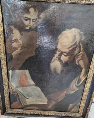 Quadro dipinto S. Antonio Abate - Antico