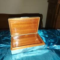 Porta sigarette / gioie in argento 800