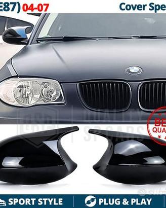 CALOTTE SPECCHIETTI Bmw Serie 1 E87 Nero Lucido
