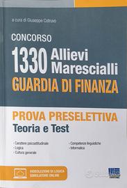 Concorso 1330 Allievi Marescialli Guardia Finanza.