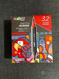 Pennarelli Carioca Plus Sketch Marker 32 Colori