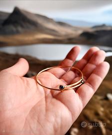 Bracciale oro 750 con pietre cabochon