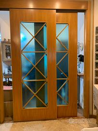 Porta ante scorrevoli alta falegnameria