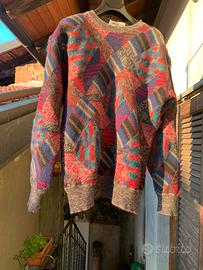 MISSONI Girocollo Patchwork anni 80
