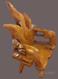 Poltrona Scultorea in Radice