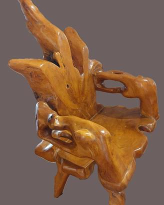 Poltrona Scultorea in Radice