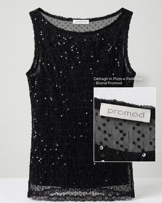 Maglietta con paillettes