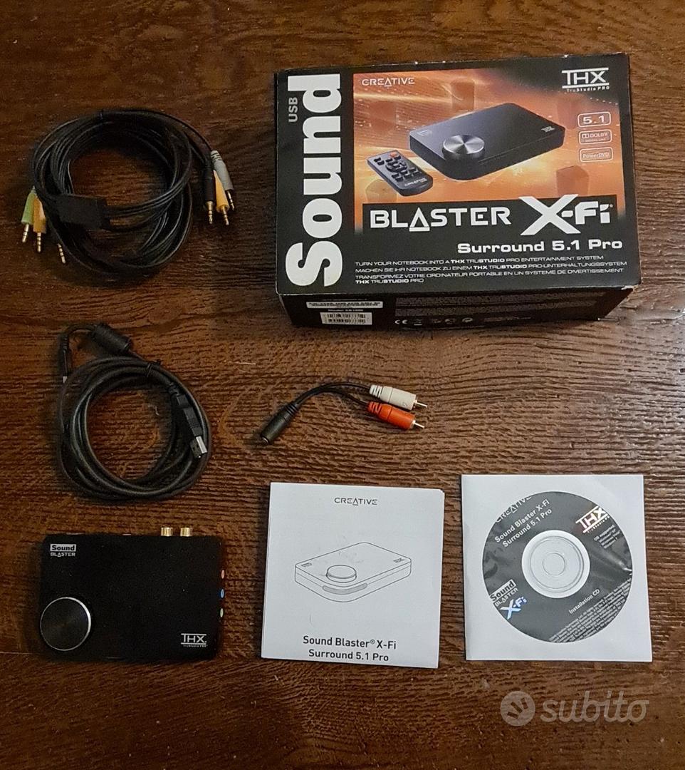 Sound blaster x fi surround 5 1 pro informatica in vendita a lecce