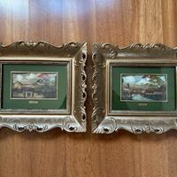 Coppia piccoli quadri pittore  Lucio Cargnel