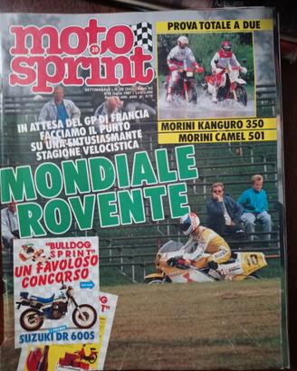 Rivista MOTOSPRINT numero 28 del 1987