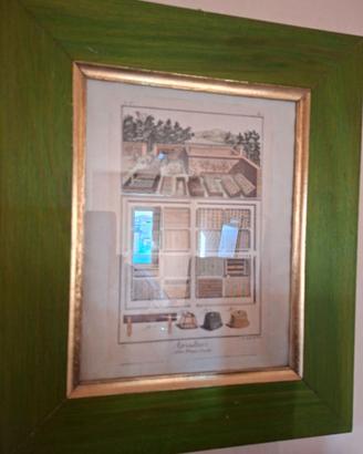 n°2 Quadri Stampe d'Arte Tassotti "Encyclopédie"