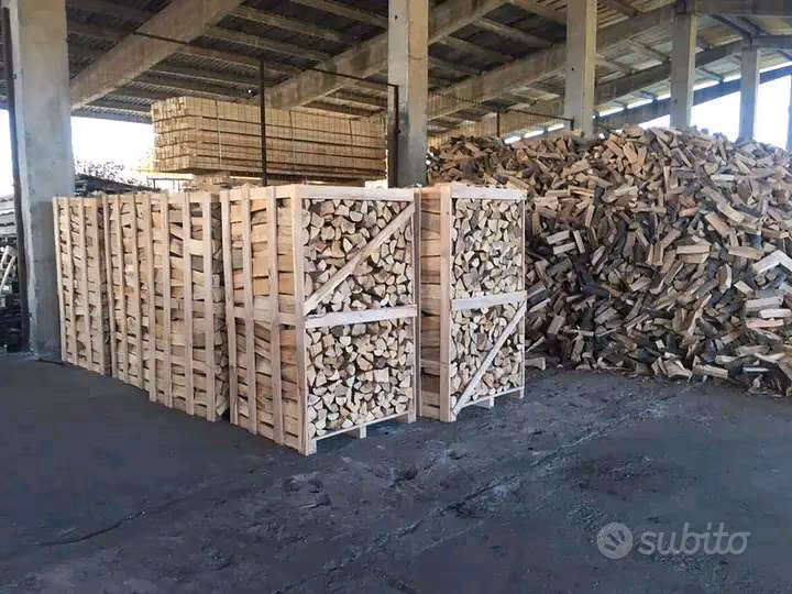 Legna Da Ardere Di Faggio E Frassino 15 Kg - Scatola Pratica, Spacco 8/10 Cm, Lunghezza 33 Cm, Umidità <17%