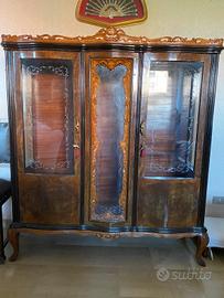 Vetrinetta credenza anno 1950 stile chippendale