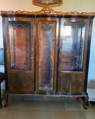 Vetrinetta credenza anno 1950 stile chippendale