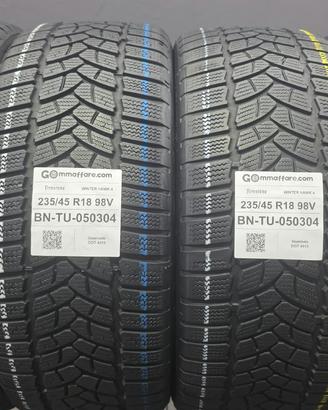 4 Pneumatici 235/45 R18 Firestone Winter Hawk 4
