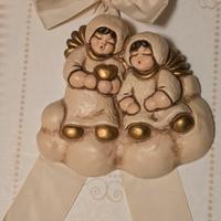 Formella angeli Thun vintage