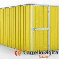 deposito attrezzi giardino 175x307cm 5,4mq giallo