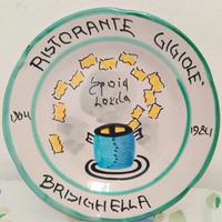 Piatto Ristorante Del BuonRicordo 1984 Ceramica Vi