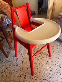 Seggiolone rigido pappa in legno IKEA