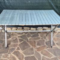 Tavolo da campeggio in alluminio