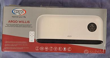 Termoventilatore ceramico da parete Argo Willis