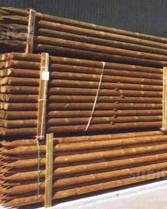 Pali legno pino torniti da cm 150 a 400