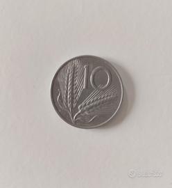moneta 10 lire anno 1955