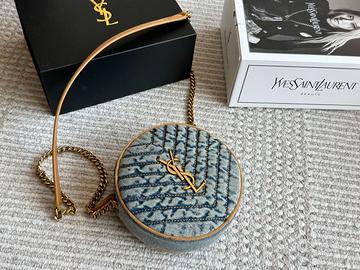 Borsa a tracolla rotonda Saint Laurent / YSL