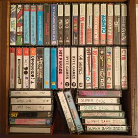 Cassette videogiochi per Commodore 16 e 64
