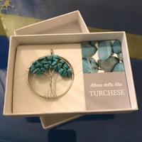 Pendente con turchesi Albero della vita- cupido&co