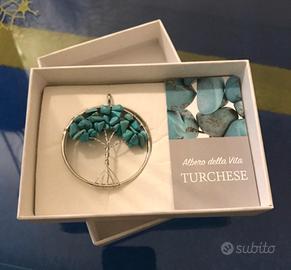 Pendente con turchesi Albero della vita- cupido&co