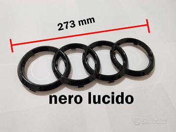 stemma audi anteriore 273 mm logo emblema anelli