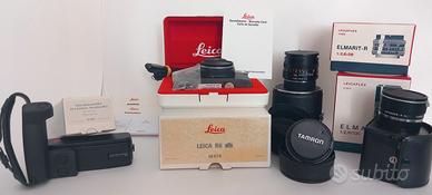 LEICA R6 + OBIETTIVI  E ACCESSORI