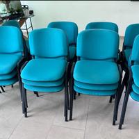 sedie conferenza/attesa impilabili imbottite