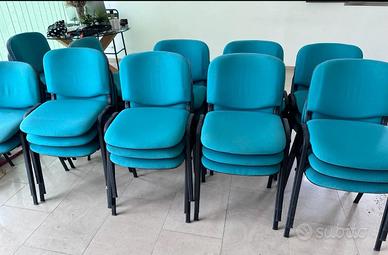 sedie conferenza/attesa impilabili imbottite