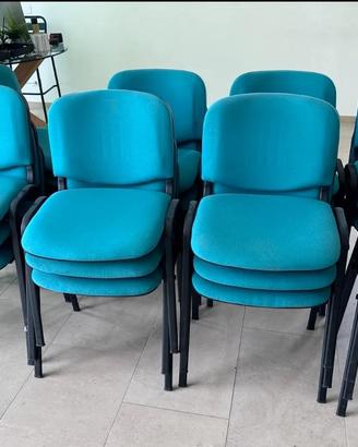 sedie conferenza/attesa impilabili imbottite