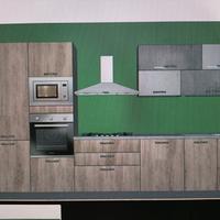 cucina angolare colore legno