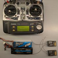 Radiocomando Futaba T7C  FASST con 2 rx R617FS