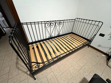 Letto in ferro battuto ikea con rete