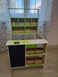 Bancarella mercato: gioco in legno