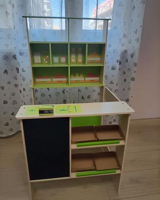 Bancarella mercato: gioco in legno