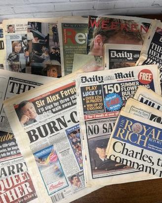 Giornali e riviste  Reali Iinglesi anni 80-90