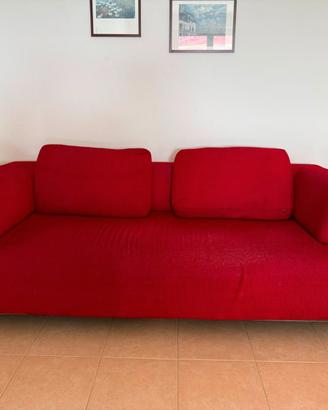 Natuzzi - Splendido divano 3 posti rosso