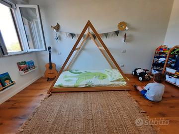 Lettino tepee + materasso - Montessori