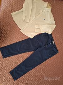 Completo camicia pantaloni ragazzo 14 anni