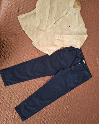 Completo camicia pantaloni ragazzo 14 anni